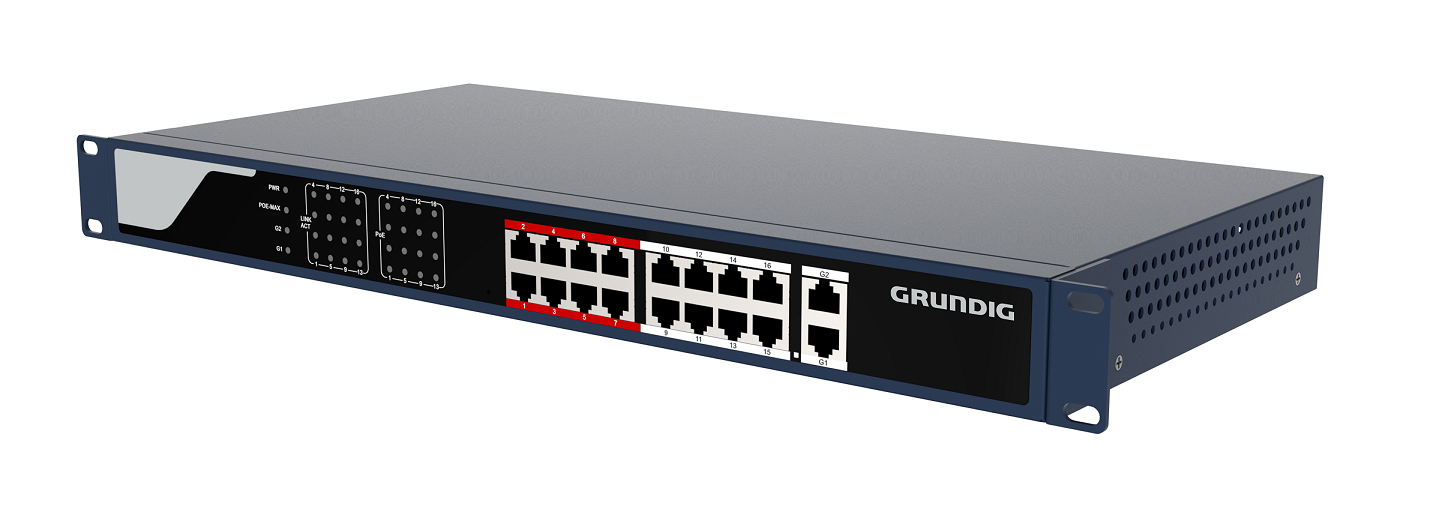 16 Port PoE Switch